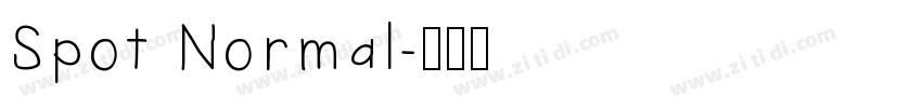 Spot Normal字体转换